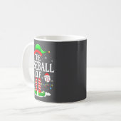 The Baseball Elf Funny Christmas Srt Lovers Xmas E コーヒーマグカップ (正面左)