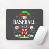 The Baseball Elf Funny Christmas Srt Lovers Xmas E マウスパッド (マウス)