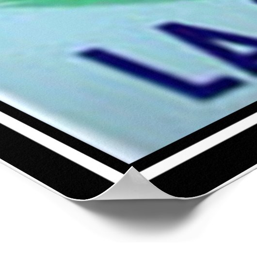 The Basque coast vintage poster ポスター (角)