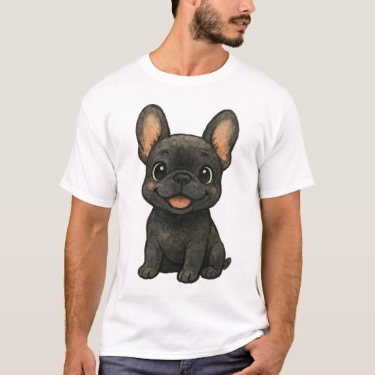 The Bat-Eared Philosopher: Classic French Bulldog Tシャツ (正面)