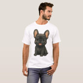 The Bat-Eared Philosopher: Classic French Bulldog Tシャツ (正面フル)