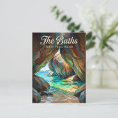 The Baths British Virgin Islands ポストカード (スタンド正面)