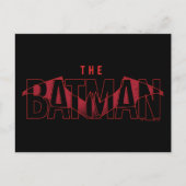 The Batman Bat Overlaid Logo ポストカード (正面)