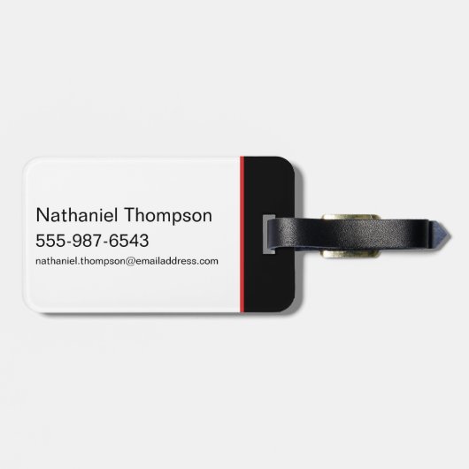 The Batman & Batmobileグラフィック ラゲッジタグ (裏面横)