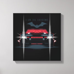 The Batman Batmobile - I Am The Shadow キャンバスプリント