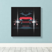 The Batman Batmobile - I Am The Shadow キャンバスプリント (インサイチュ (ウッドフロア))