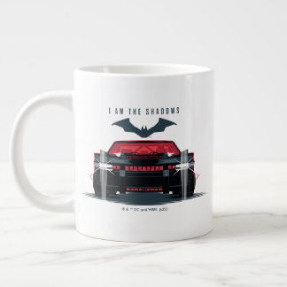 The Batman Batmobile - I Am The Shadow ジャンボコーヒーマグカップ
