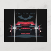 The Batman Batmobile - I Am The Shadow ポストカード (正面)