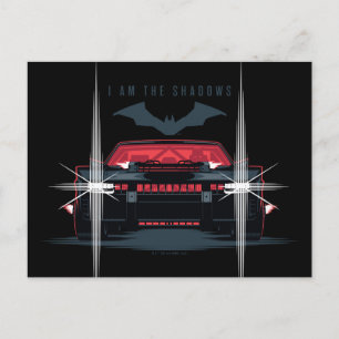 The Batman Batmobile - I Am The Shadow ポストカード