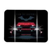 The Batman Batmobile - I Am The Shadow マグネット (横)
