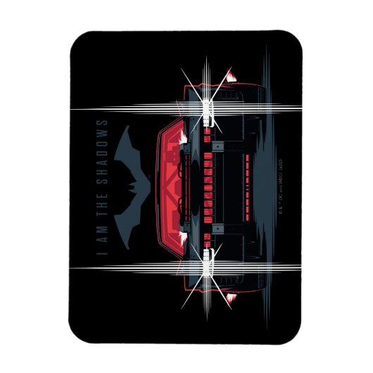 The Batman Batmobile - I Am The Shadow マグネット (縦)