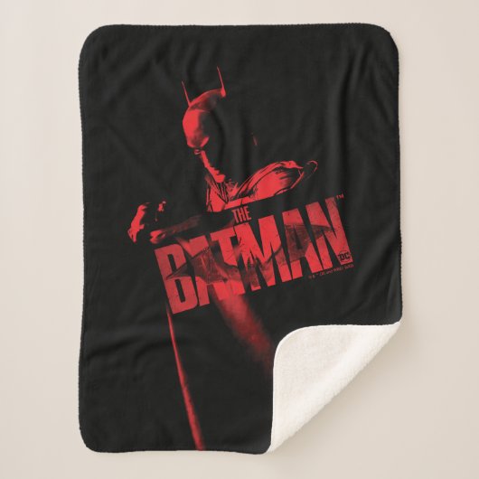 The Batman Cape & Logo シェルパブランケット (正面)