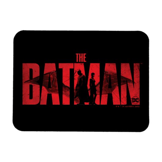 The Batman & Catwoman Logo マグネット (横)