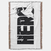 The Batman "Hero" Graphic スローブランケット (正面縦)