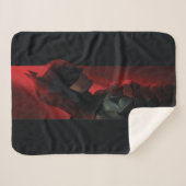 The Batman Red Bar Profile シェルパブランケット (正面(横))