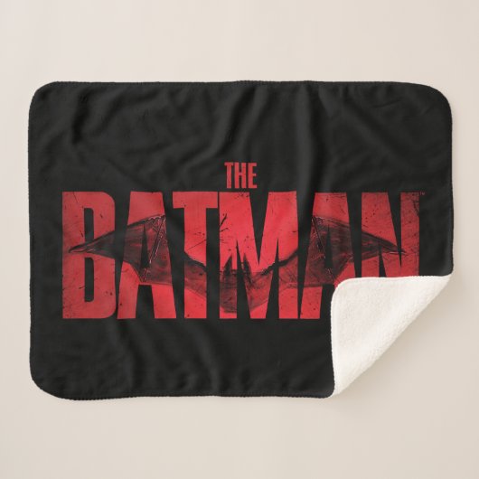 The Batman Theatrical Logo シェルパブランケット (正面(横))