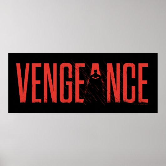 The Batman Vengeance Silhouette ポスター (正面)