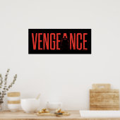 The Batman Vengeance Silhouette ポスター (キッチン)