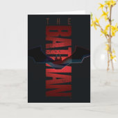 The Batman Vertical Logo カード (黄色い花)