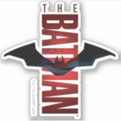 The Batman Vertical Logo シール (正面)