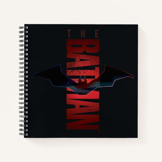 The Batman Vertical Logo ノートブック (正面)