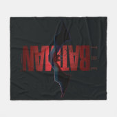 The Batman Vertical Logo フリースブランケット (正面(横))