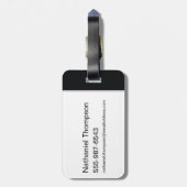 The Batman Vertical Logo ラゲッジタグ (裏面縦)