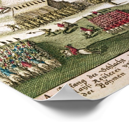 The Battle of White Mountain , 8th November 1620 ポスター (角)