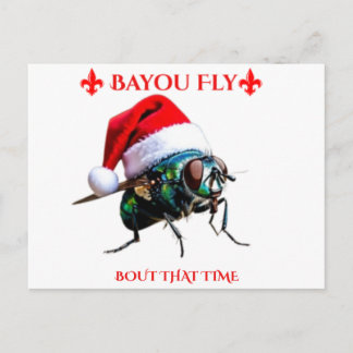 The Bayou Fly says Happy Holidays  ポストカード