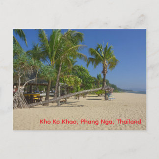 The Beach, Kho Ko Khao, Phang Nga Postcard ポストカード
