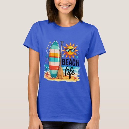The Beach Life  Tシャツ (正面)