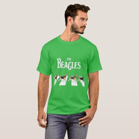 The Beagles retro Tシャツ (正面フル)