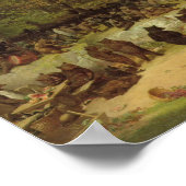 The Bear Dance Painting - William Holbrook Beard ポスター (角)