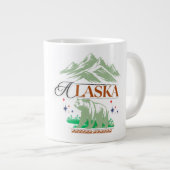 The Bear of Alaska – Adventure Coffee Mug ジャンボコーヒーマグカップ (正面右)
