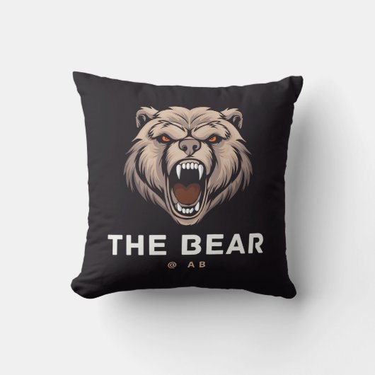 the bear pillow design クッション (正面)