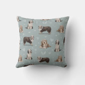 The Bearded Collie Dog クッション (裏面)