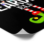 The Bearded Elf Christmas Matching Pajamas  ポスター (角)