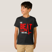 The Beat Goes On Heart Surgery Survivor Heartbeat Tシャツ (正面フル)