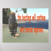 the beatings will continue until morale improves ポスター (正面)