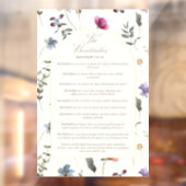 The Beatitudes Matthew 5:3–12 Floral Scripture ウィンドウサイン (シート2)