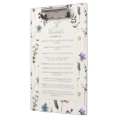 The Beatitudes Matthew 5:3–12 Floral Scripture クリップボード (左)