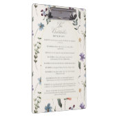 The Beatitudes Matthew 5:3–12 Floral Scripture クリップボード (右)