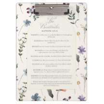 The Beatitudes Matthew 5:3–12 Floral Scripture