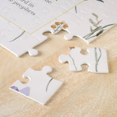 The Beatitudes Matthew 5:3–12 Floral Scripture ジグソーパズル (側面)