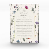 The Beatitudes Matthew 5:3–12 Floral Scripture フォトブロック (正面)