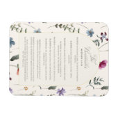 The Beatitudes Matthew 5:3–12 Floral Scripture マグネット (横)