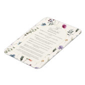 The Beatitudes Matthew 5:3–12 Floral Scripture マグネット (左側)