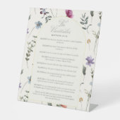 The Beatitudes Matthew 5:3–12 Floral Scripture 台座サイン (正面)