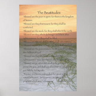 The Beatitudes Poster (vertical) ポスター