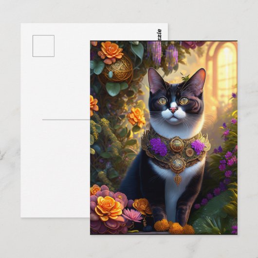 the beautiful cat ポストカード (正面/裏面)